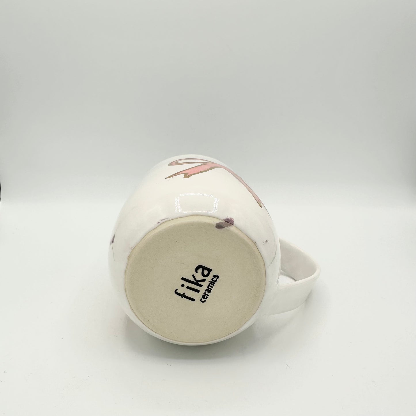 Pink Bow mug with 22K gold trim (Second)