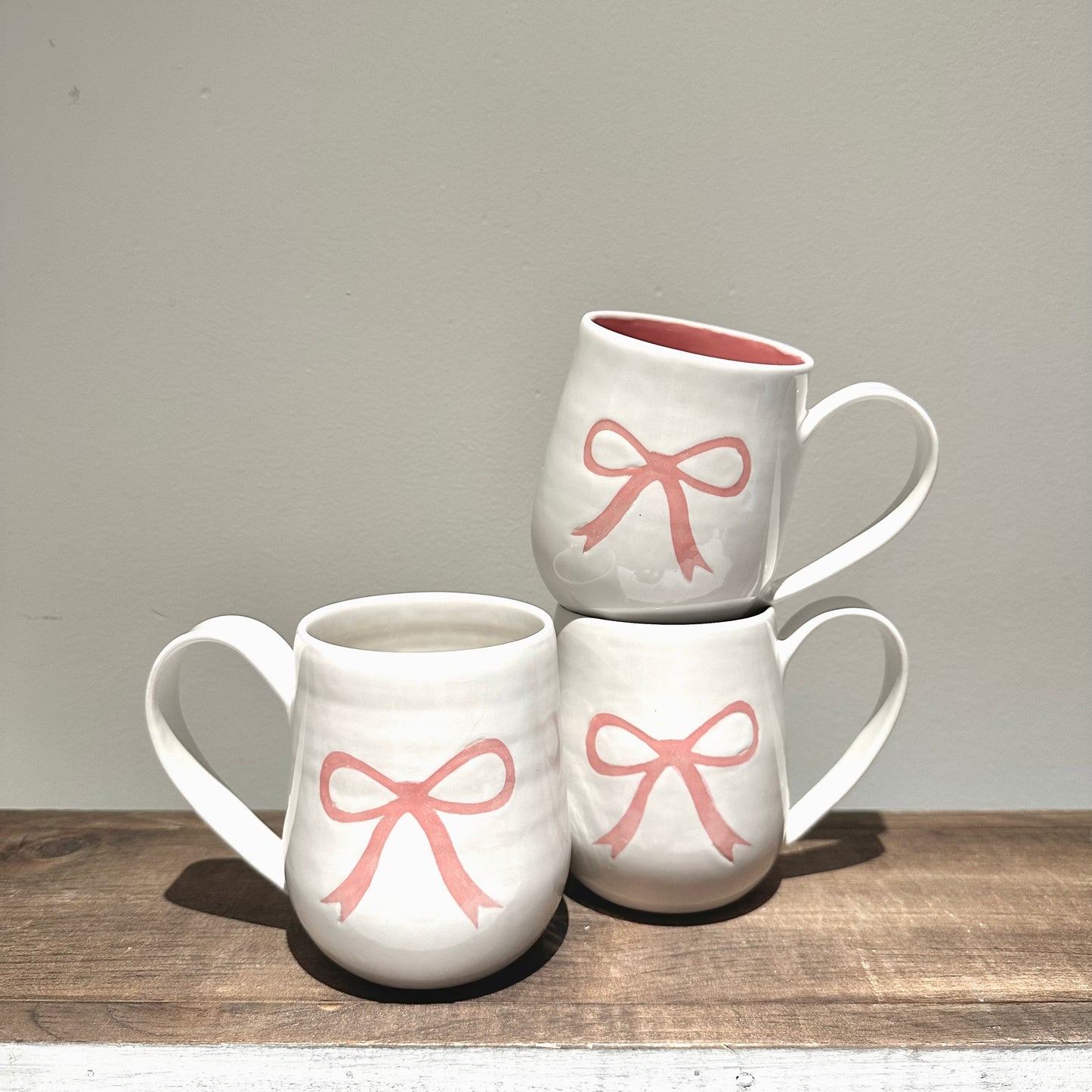 Pink Bow mugs