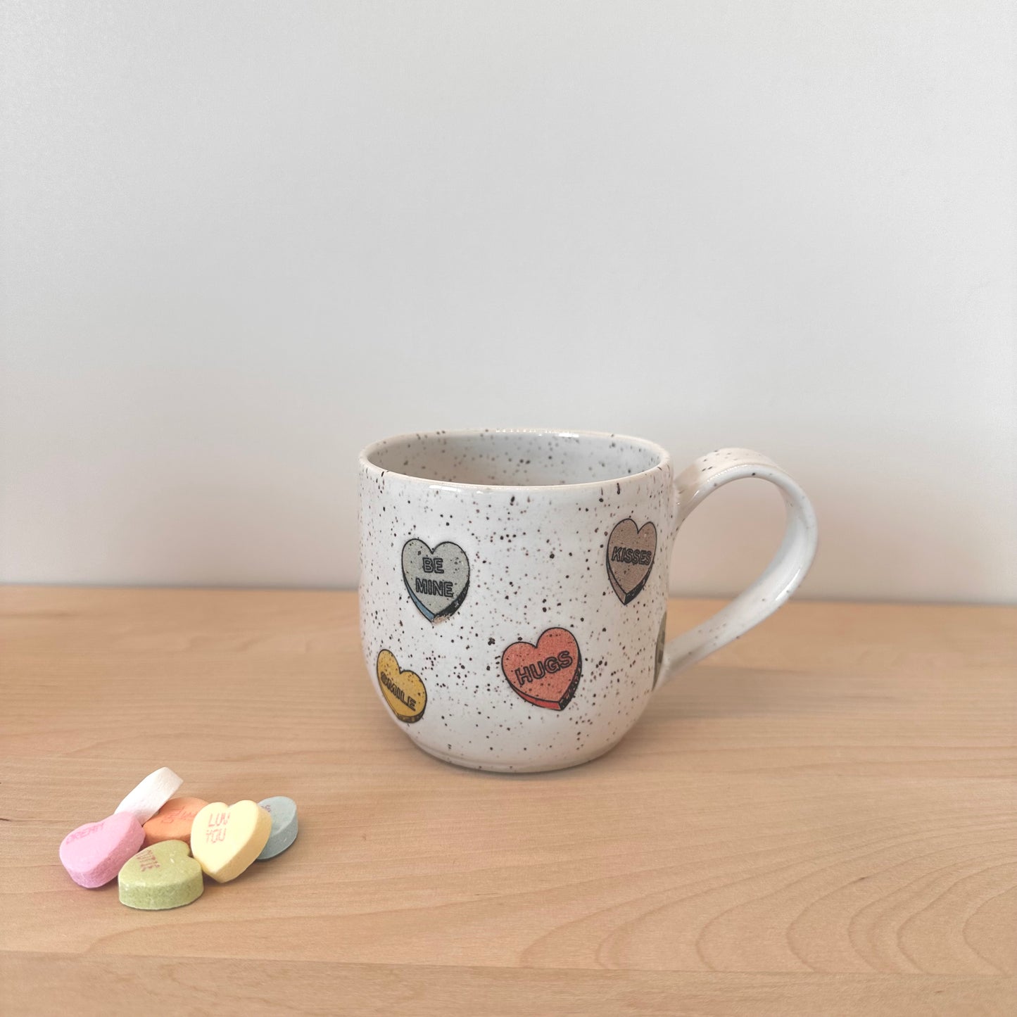 Mini Candy Conversation Hearts mug