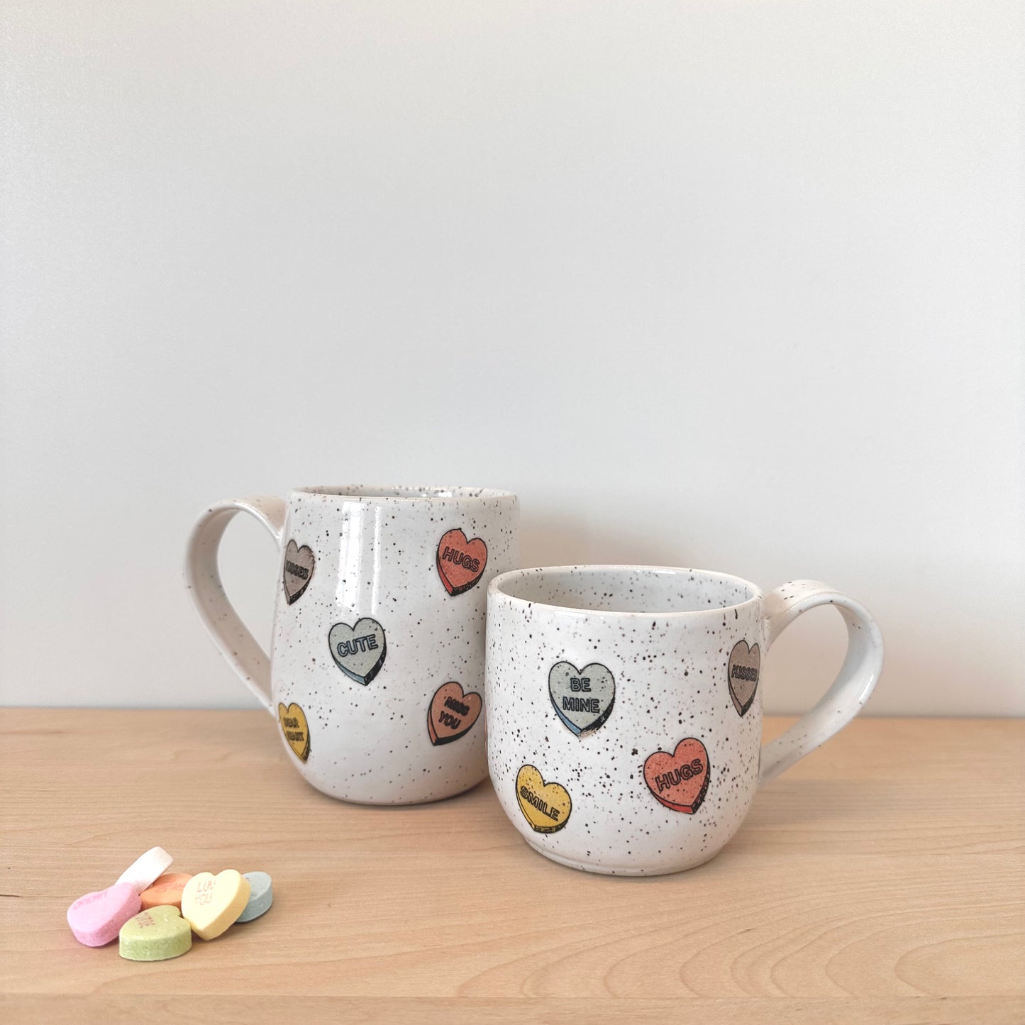 Mini Candy Conversation Hearts mug